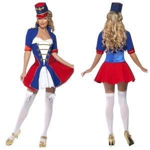 Fever Naughty Nutcracker Ladies Christmas Fancy Dress Costume Size: L